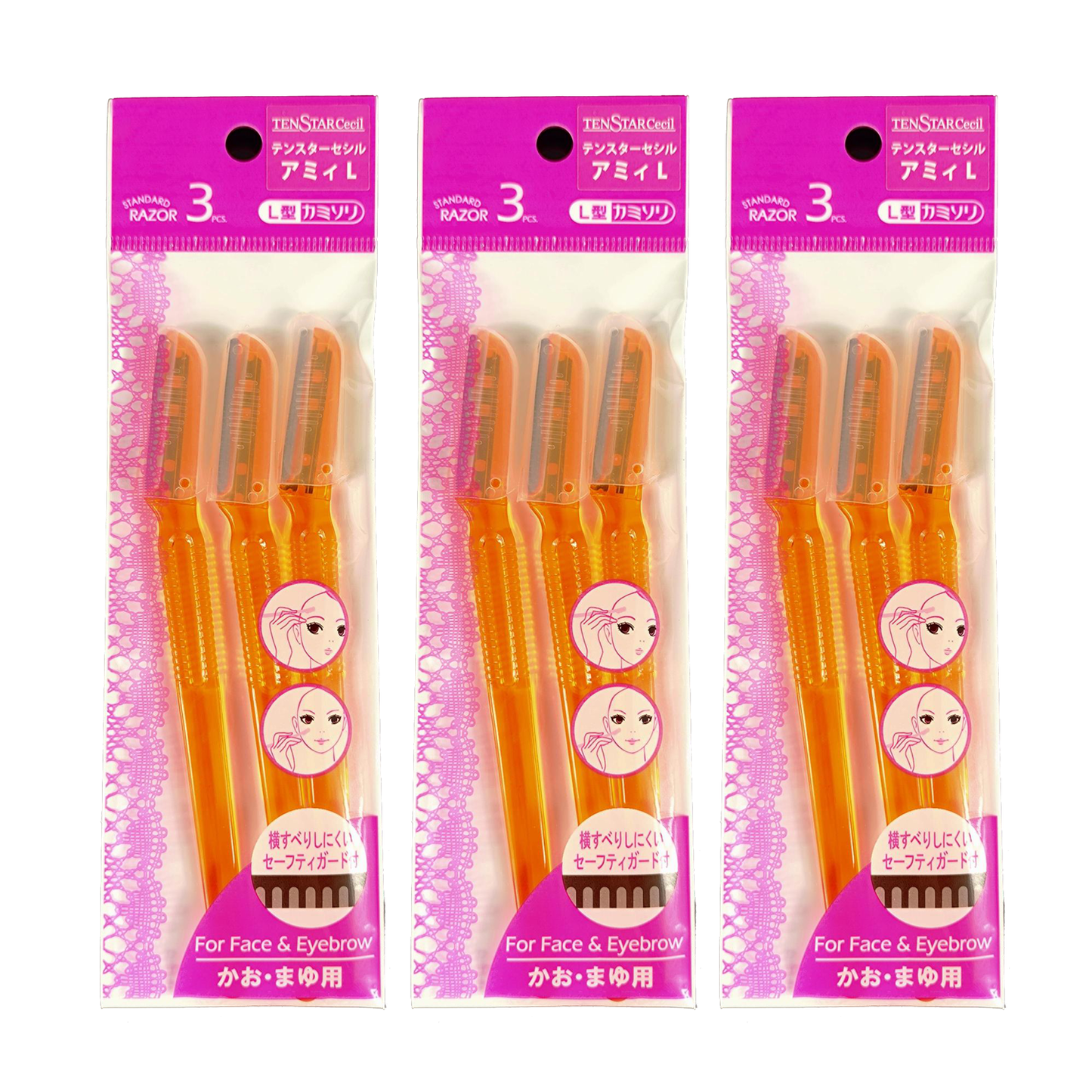 【アウトレット品】テンスターセシルアミィL　3本入り×3個セット