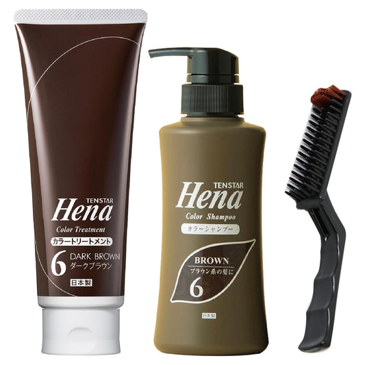 【アウトレット品】テンスターカラーシャンプーDBR＆カラートリートメントDBRブラシ付き