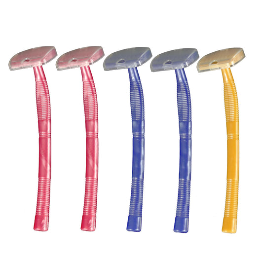 【アウトレット品】T型ミニカミソリ（ガードなし刃）　5本セット